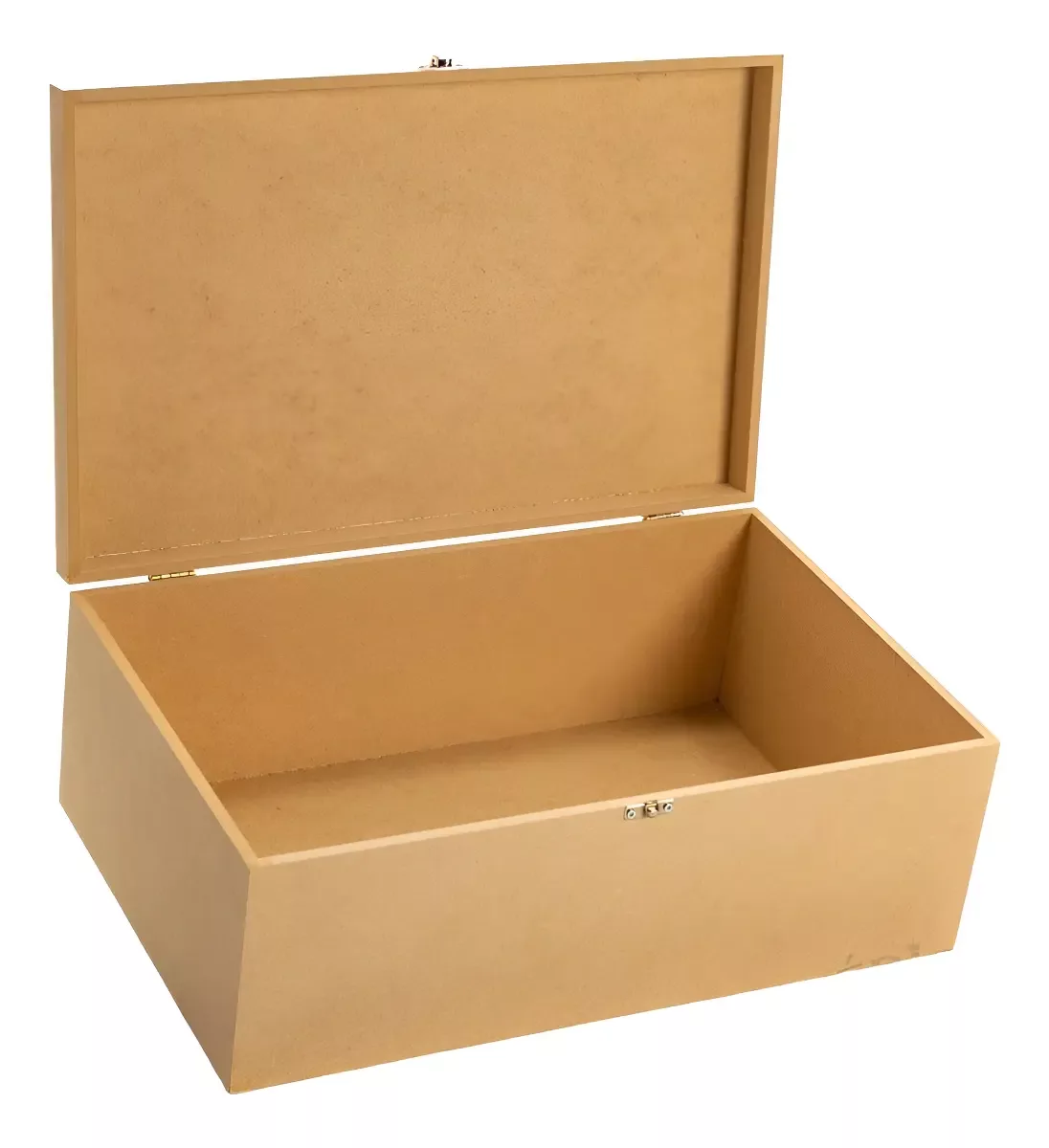 Caixa em MDF Cru 30x20x10 cm c/ Fecho e Tampa